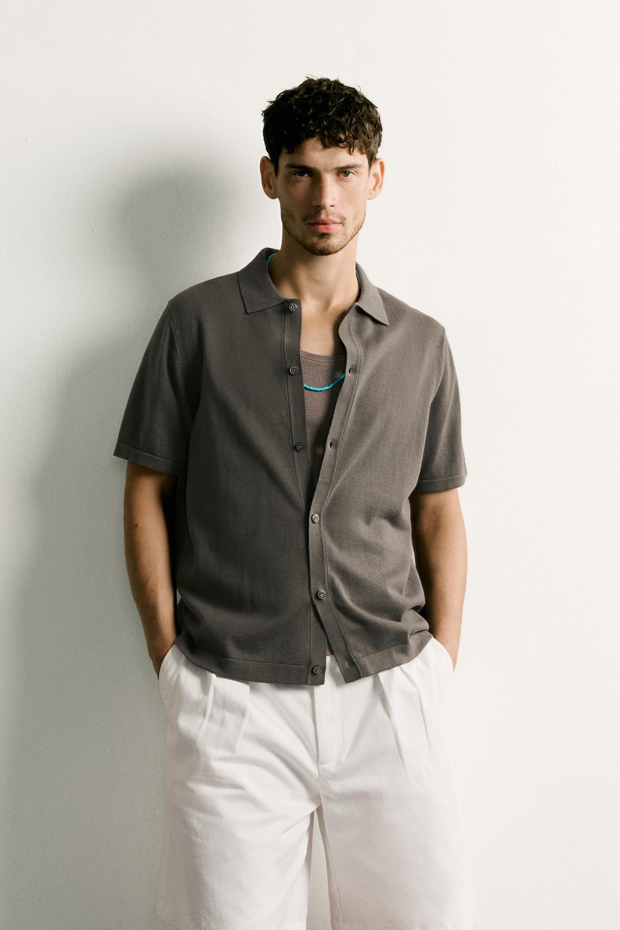 CHEMISE EN MAILLE RELAXED FIT